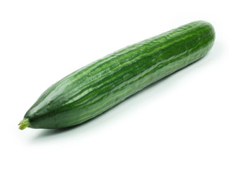 Cucumber isolated on white background