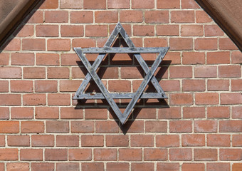 symbolic detail of a jewish graveyard