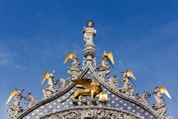Obraz premium Detail of St Mark's Cathedral in Venice