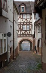 architectural detail in Miltenberg