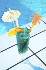 Exotic cocktail drink