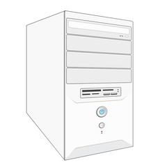 PC Tower Vector