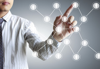 social network structure in a whiteboard