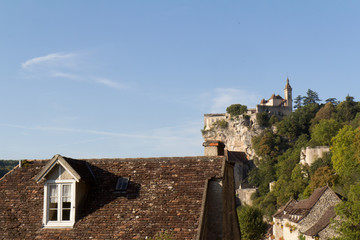 Fototapeta na wymiar Rocamadour, vue originale.