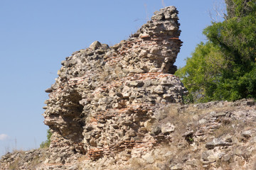 Ruins of  the ancient roman fortress in Hissarya - Bulgaria