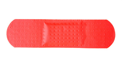 Medical patch isolated on white