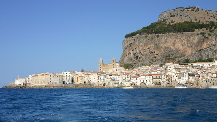 Cefalù , sunny sicilian village