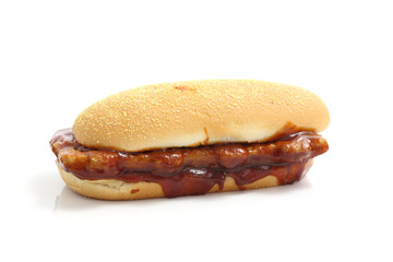 Hamburher isolated in white background