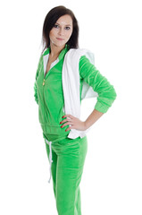 Portrait of the girl with Towel