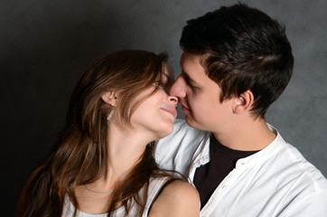 Beautiful young pair