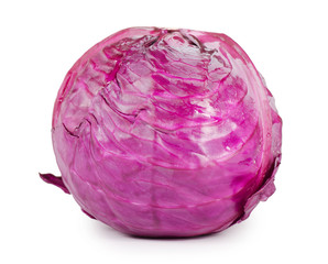 The red cabbage isolated