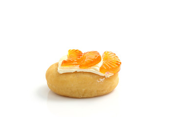 Donut isolated in white background