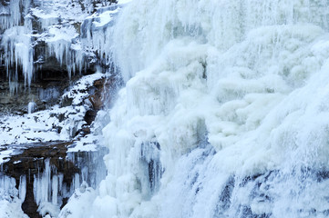 Waterfall on the winret time