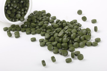 Pyrenoidosa, Vulgaris, Spirulina, Presslinge