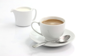 coffee isolated in white background