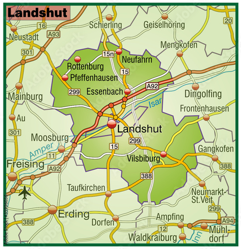 Landshut Karte