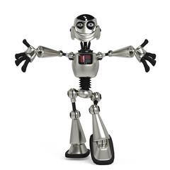 funny robot in give me a hug
