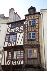 Casa típica en Nantes, Francia