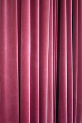 Red Theater Velvet Curtain
