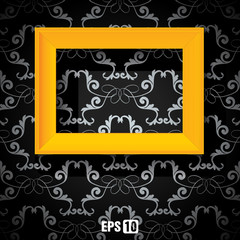 vector empty photo frame