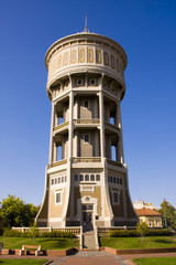Fototapeta na wymiar Old water tower in Szeged