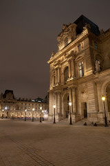 Fototapeta na wymiar Cour du Louvre, Paris