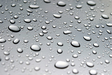 Wassertropfen grau