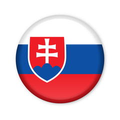 Obraz premium Slowakei - Button