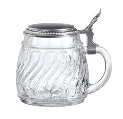 beer mug made of glass