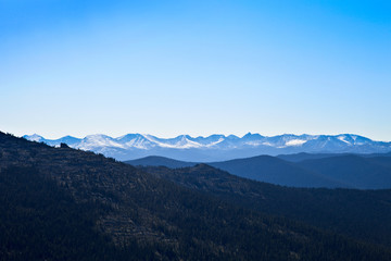 Mountain landscape. Ergaki in Siberia