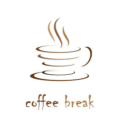Logo coffee break # Vector