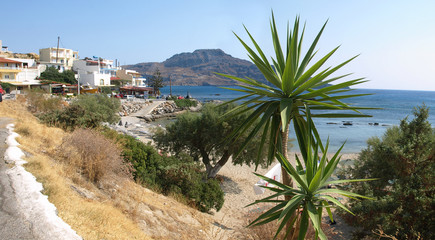 Plakias tourist resort - southern Crete.