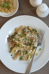 Wild mushrooms with Parmesan