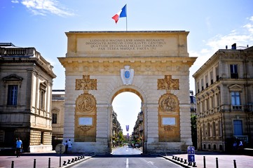 Arc de Triomphe Montpellier - obrazy, fototapety, plakaty