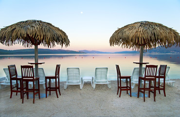 Early morning on the beach