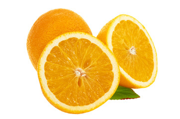 Oranges isolated