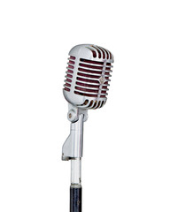 Retro microphone. 