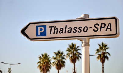 Fototapeta premium Vers la thalassothérapie