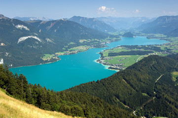 Fototapeta na wymiar Wolfgangsee in Austria