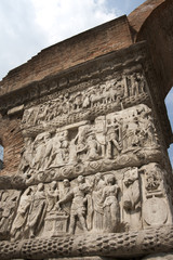 Arch of Galerius with reliefs  -Thessaloniki