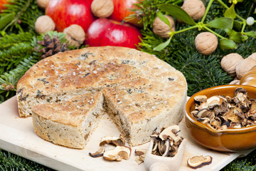 special Christmas mushroom pastry