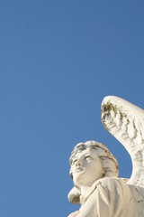 Statua angelica, particolare