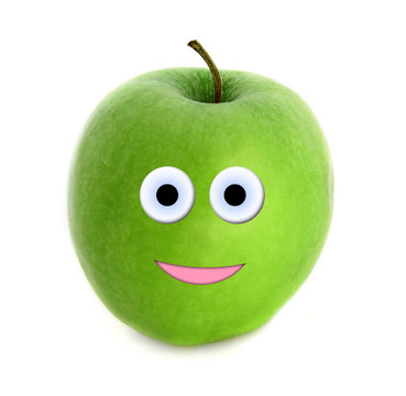 Happy apple