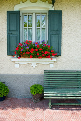 Fototapeta na wymiar Bavarian Window