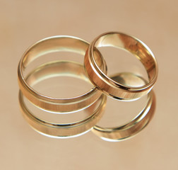 Two wedding rings