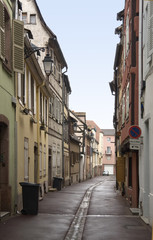 Fototapeta na wymiar Colmar street scenery
