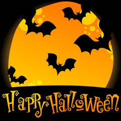 Cute Halloween illustration