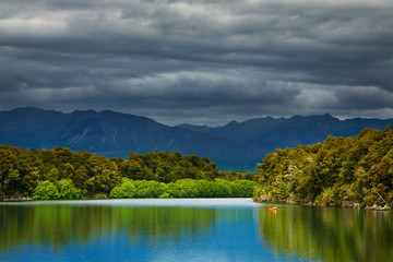 Manapouri Lake, New Zealand