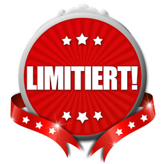 Limitiert! Button, Icon