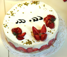 Erbeer Sahne Torte